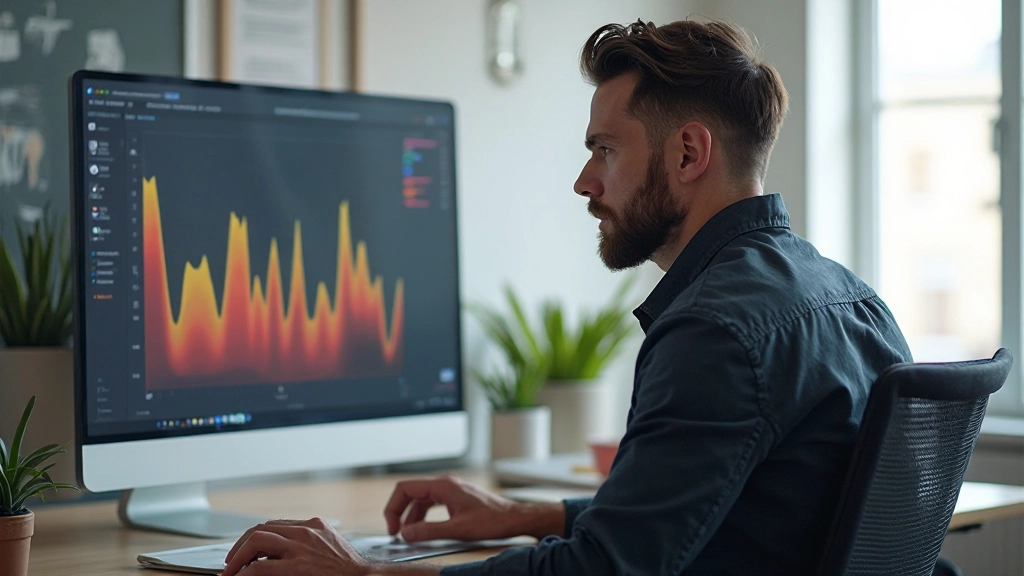 Beispiel einer Click-Heatmap auf einer modernen E-Commerce-Website mit deutlich sichtbaren Fokuspunkten