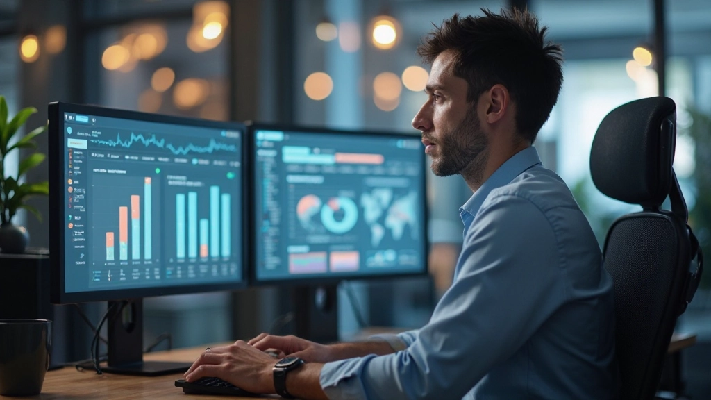 Laptop-Bildschirm zeigt Hotjar-Dashboard mit Heatmap-Daten, Scroll-Tracking und Conversion-Metriken